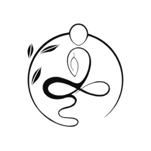 Logo de yoga, Le Refuge.