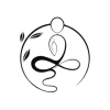 Logo de yoga, Le Refuge.
